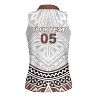 Fiji Rugby Custom Women Sleeveless Polo Shirt Fijian Bati Go Champions LT05 - Polynesian Pride
