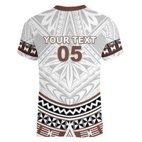 Fiji Rugby Custom Women V-Neck T-Shirt Fijian Bati Go Champions LT05 - Polynesian Pride