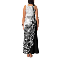 New Zealand Kiwi Rugby Custom Family Matching Tank Maxi Dress and Hawaiian Shirt Go Champions Maori Pattern LT05 - Polynesian Pride