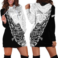New Zealand Kiwi Rugby Custom Hoodie Dress Go Champions Maori Pattern LT05 - Polynesian Pride