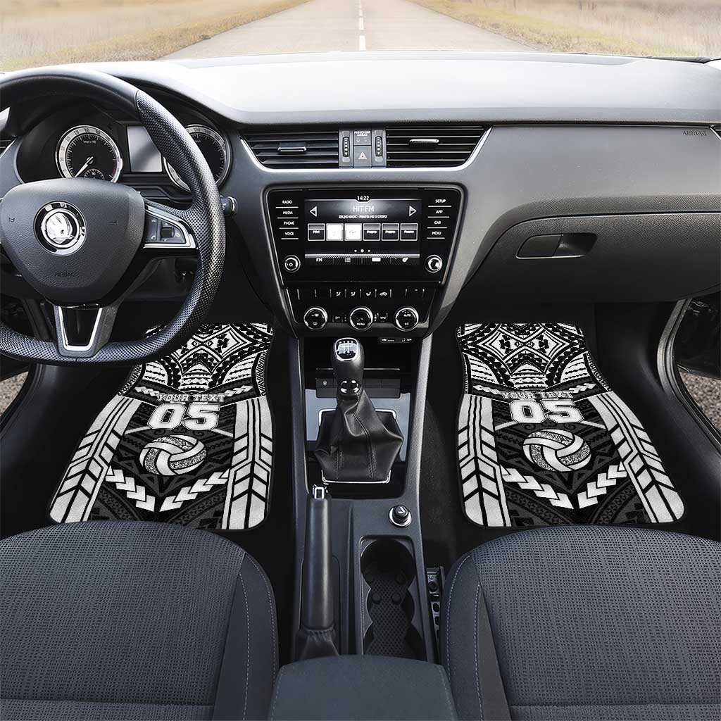 Custom Polynesia Beach Volleyball Car Mats Polynesian Tribal Pattern - Polynesian Pride