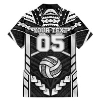Custom Polynesia Beach Volleyball Family Matching Long Sleeve Bodycon Dress and Hawaiian Shirt Polynesian Tribal Pattern LT05 - Polynesian Pride