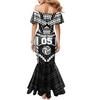 Custom Polynesia Beach Volleyball Family Matching Mermaid Dress and Hawaiian Shirt Polynesian Tribal Pattern LT05 - Polynesian Pride
