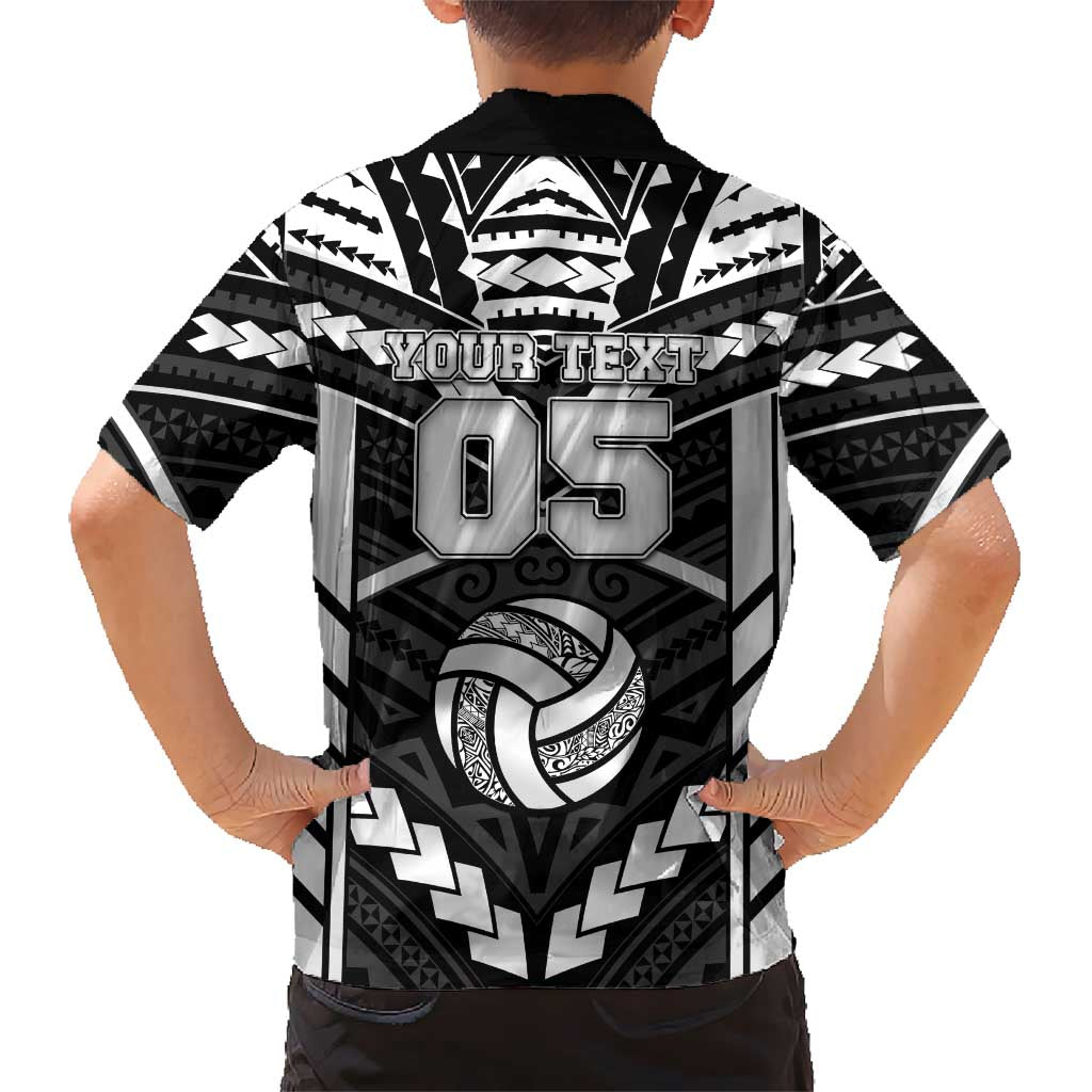 Custom Polynesia Beach Volleyball Family Matching Summer Maxi Dress and Hawaiian Shirt Polynesian Tribal Pattern - Polynesian Pride