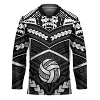 Custom Polynesia Beach Volleyball Hockey Jersey Polynesian Tribal Pattern - Polynesian Pride