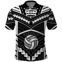 Custom Polynesia Beach Volleyball Polo Shirt Polynesian Tribal Pattern - Polynesian Pride