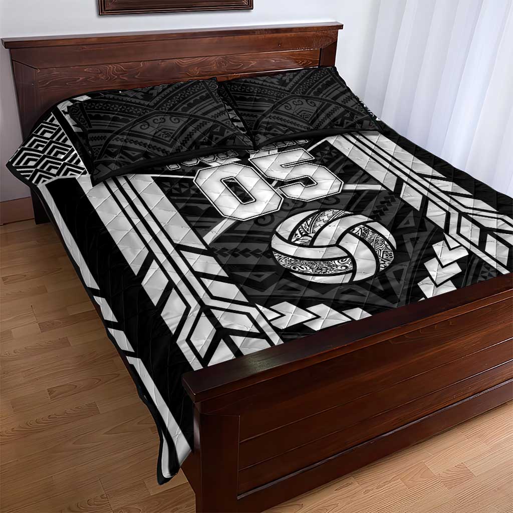 Custom Polynesia Beach Volleyball Quilt Bed Set Polynesian Tribal Pattern - Polynesian Pride