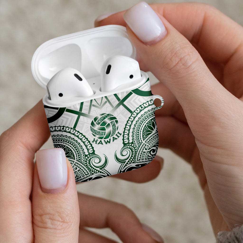Hawaii Volleyball AirPods Case Polynesian Pattern - Polynesian Pride