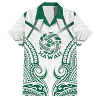 Custom Hawaii Volleyball Family Matching Mermaid Dress and Hawaiian Shirt Polynesian Pattern - Polynesian Pride