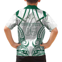 Custom Hawaii Volleyball Family Matching Summer Maxi Dress and Hawaiian Shirt Polynesian Pattern - Polynesian Pride
