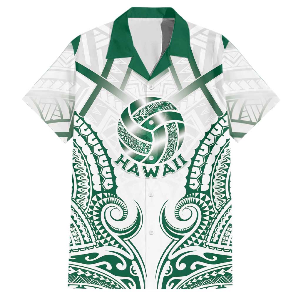 Custom Hawaii Volleyball Family Matching Summer Maxi Dress and Hawaiian Shirt Polynesian Pattern - Polynesian Pride