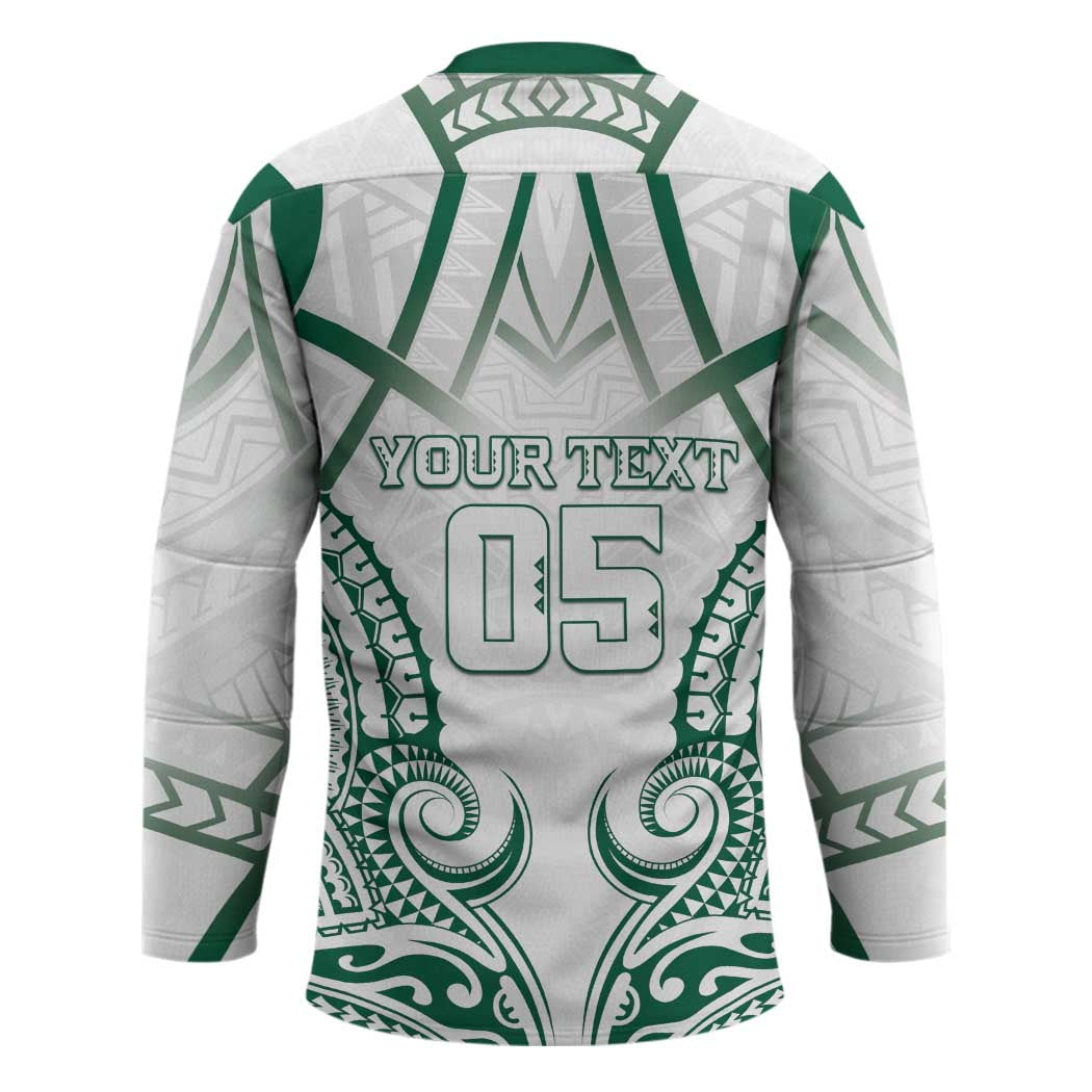 Custom Hawaii Volleyball Hockey Jersey Polynesian Pattern - Polynesian Pride