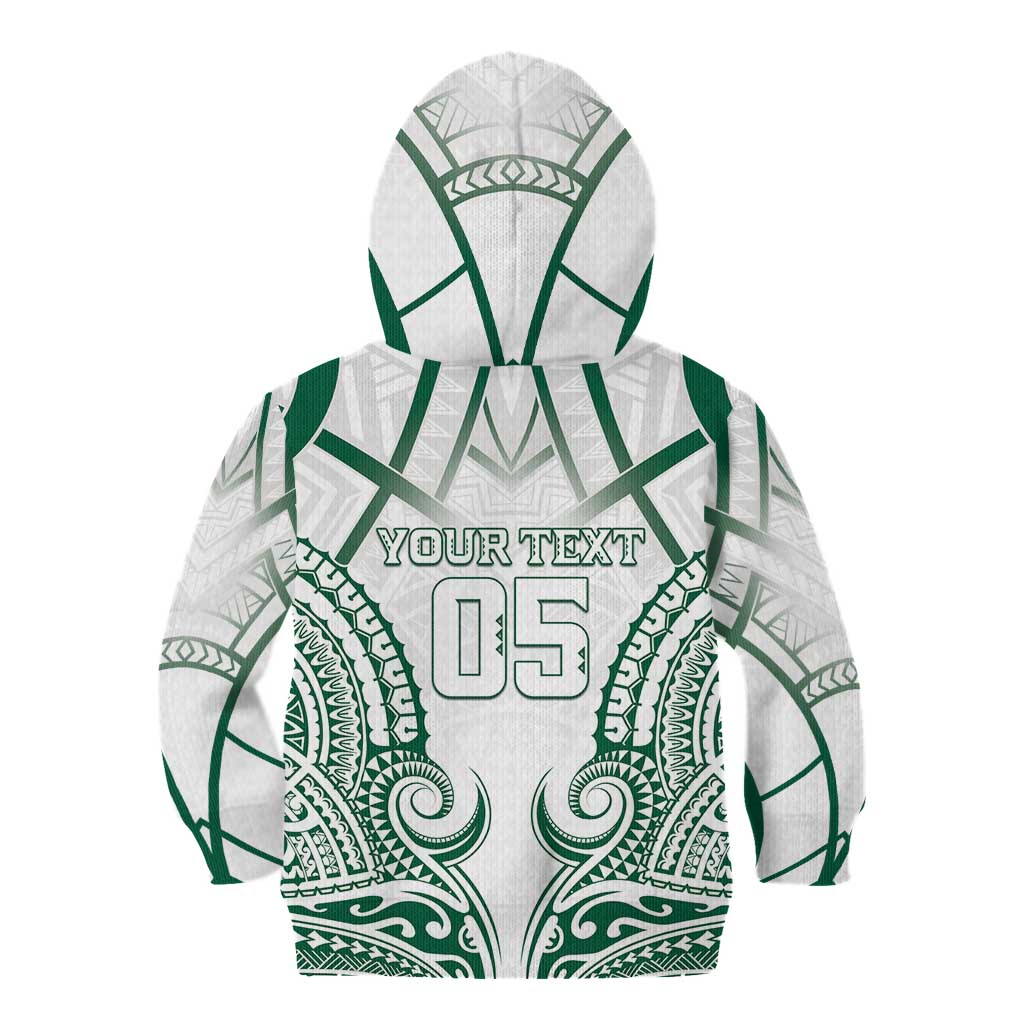 Custom Hawaii Volleyball Kid Hoodie Polynesian Pattern - Polynesian Pride