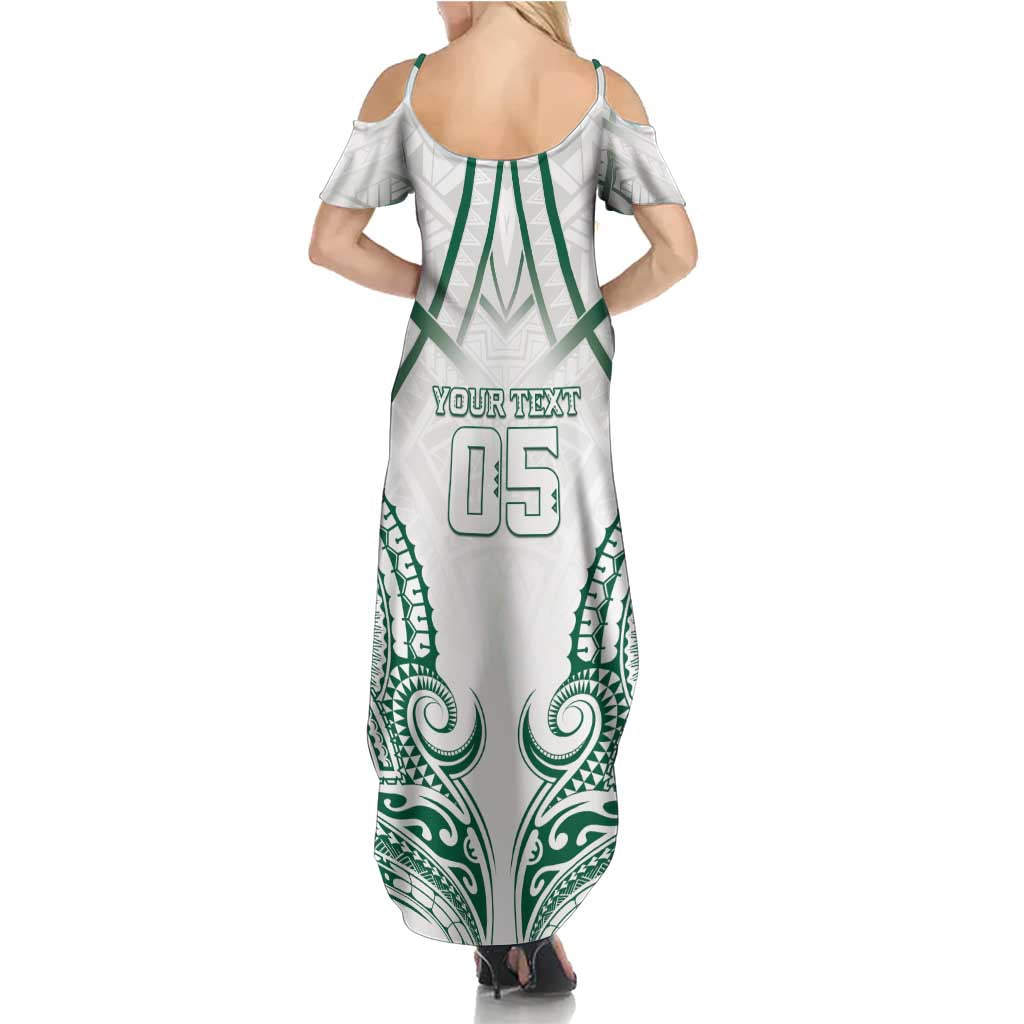 Custom Hawaii Volleyball Summer Maxi Dress Polynesian Pattern - Polynesian Pride