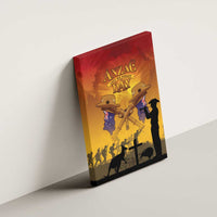 ANZAC Day Canvas Wall Art Australia And New Zealand Slouch Hats LT05 - Polynesian Pride
