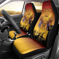 ANZAC Day Car Seat Cover Australia And New Zealand Slouch Hats LT05 - Polynesian Pride