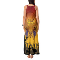 ANZAC Day Tank Maxi Dress Australia And New Zealand Slouch Hats LT05 - Polynesian Pride