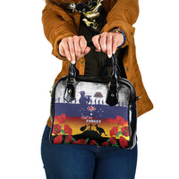 New Zealand And Australia ANZAC Last Post Shoulder Handbag LT05 One Size Blue - Polynesian Pride