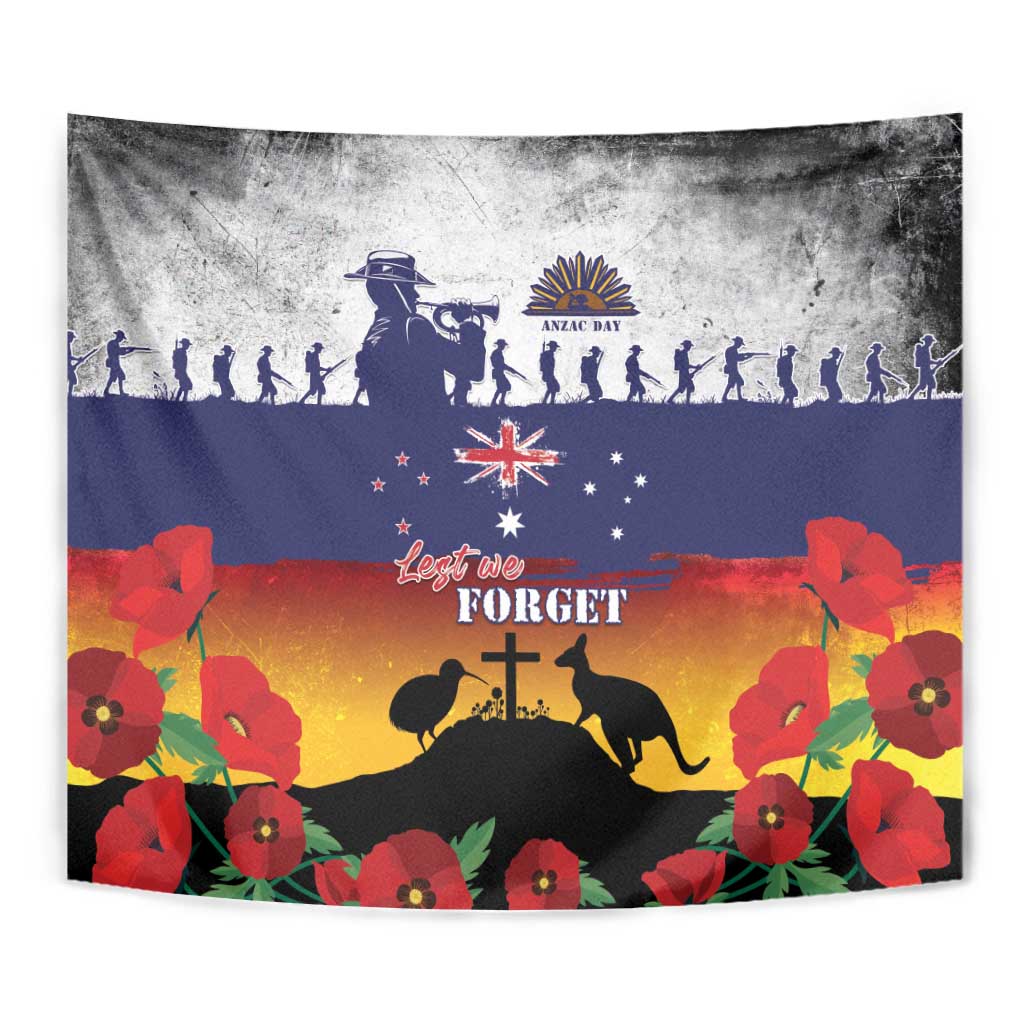 New Zealand And Australia ANZAC Last Post Tapestry