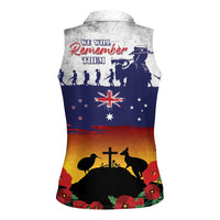 New Zealand And Australia ANZAC Last Post Women Sleeveless Polo Shirt LT05 - Polynesian Pride