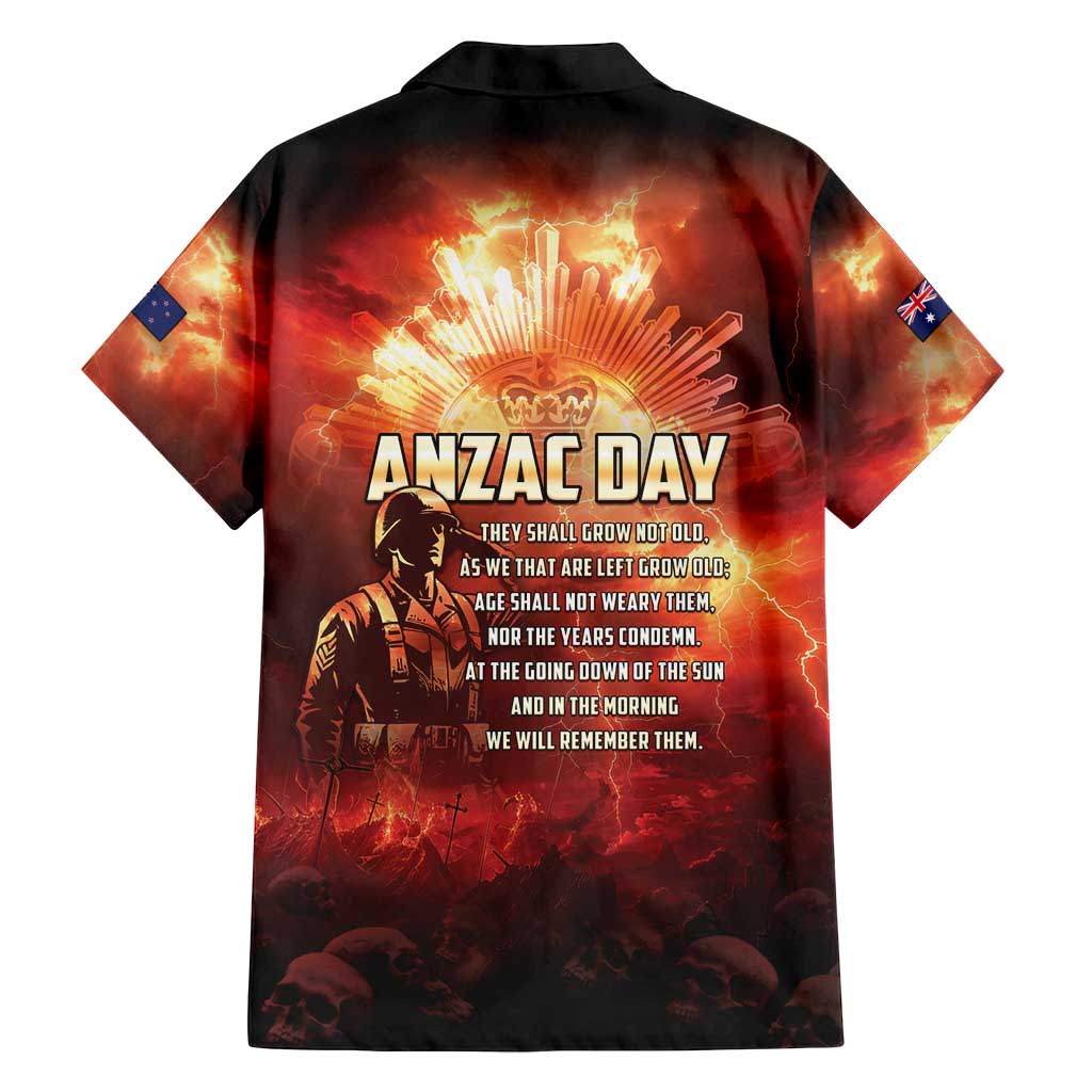 Honouring The ANZAC Spirit Family Matching Off Shoulder Short Dress and Hawaiian Shirt Gallipoli Lest We Forget LT05 - Polynesian Pride