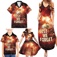 Honouring The ANZAC Spirit Family Matching Summer Maxi Dress and Hawaiian Shirt Gallipoli Lest We Forget LT05 - Polynesian Pride