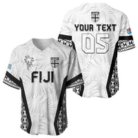 Custom Fiji 2026 Rugby Baseball Jersey Fijian Tapa Pattern
