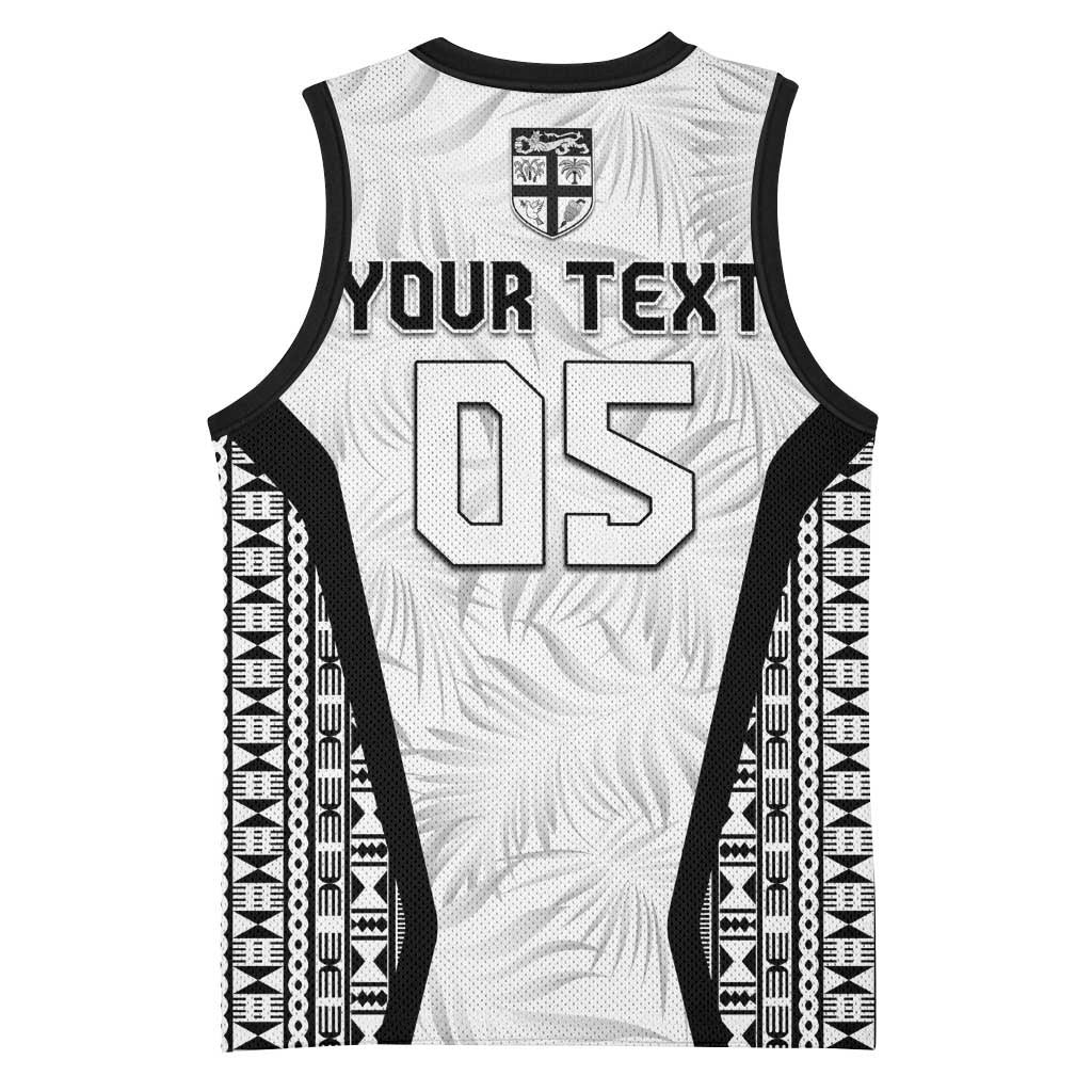 Custom Fiji 2026 Rugby Basketball Jersey Fijian Tapa Pattern