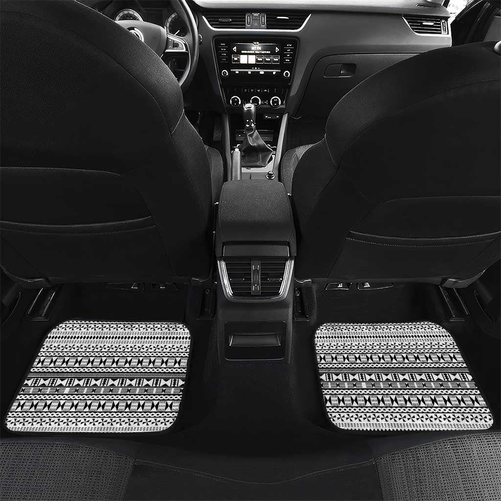Custom Fiji 2026 Rugby Car Mats Fijian Tapa Pattern