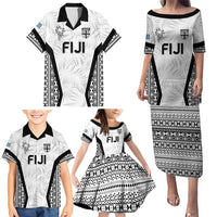 Custom Fiji 2026 Rugby Family Matching Puletasi and Hawaiian Shirt Fijian Tapa Pattern LT05 - Polynesian Pride