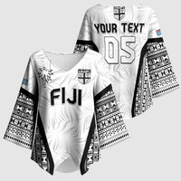 Custom Fiji 2026 Rugby Kimono Sleeve Blouse Fijian Tapa Pattern LT05 - Polynesian Pride