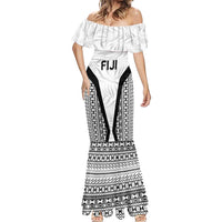Custom Fiji 2026 Rugby Mermaid Dress Fijian Tapa Pattern LT05 - Polynesian Pride