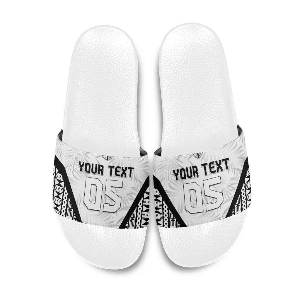 Custom Fiji 2026 Rugby Slide Sandals Fijian Tapa Pattern