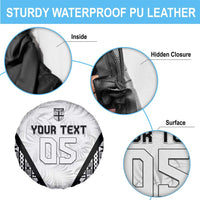 Custom Fiji 2026 Rugby Spare Tire Cover Fijian Tapa Pattern