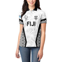 Custom Fiji 2026 Rugby Women Polo Shirt Fijian Tapa Pattern