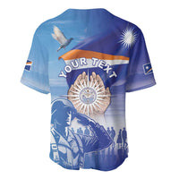 Personalised Marshall Islands Remembrance Day Baseball Jersey We Will Always Remember