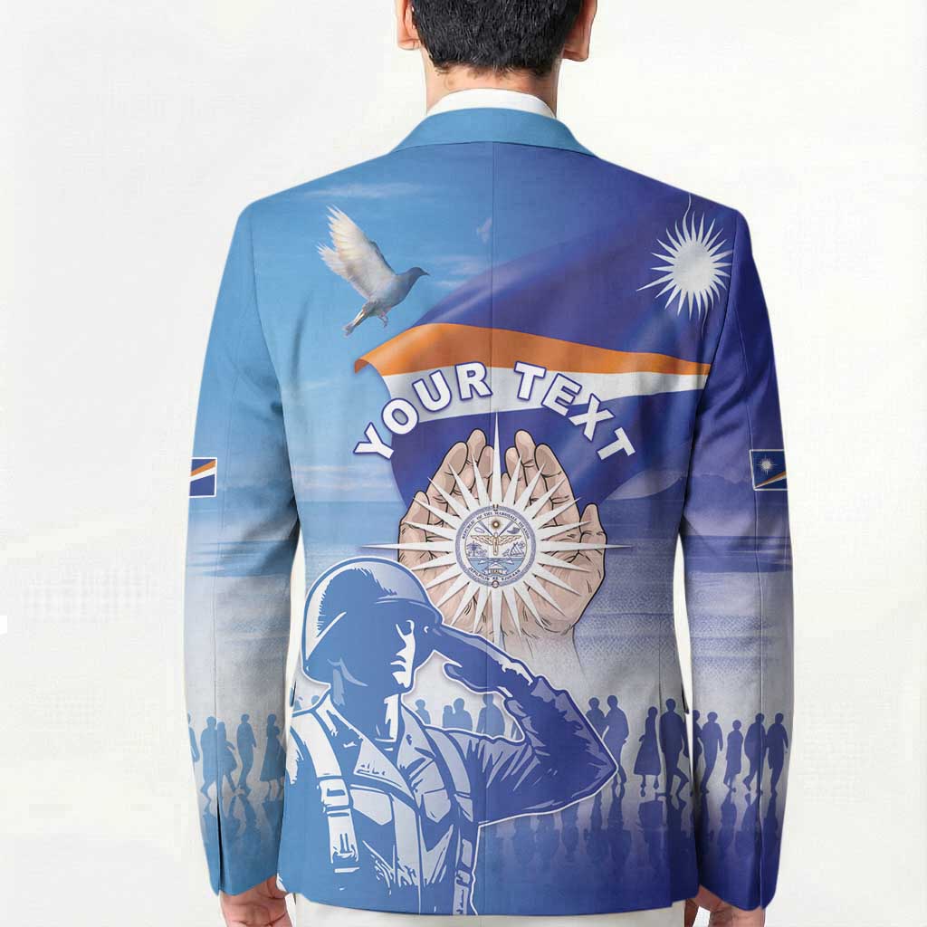 Personalised Marshall Islands Remembrance Day Blazer We Will Always Remember