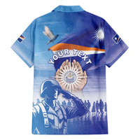 Personalised Marshall Islands Remembrance Day Family Matching Short Sleeve Bodycon Dress and Hawaiian Shirt We Will Always Remember LT05 - Polynesian Pride