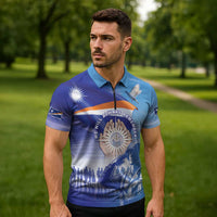 Personalised Marshall Islands Remembrance Day Zipper Polo Shirt We Will Always Remember