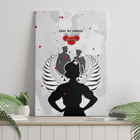 New Zealand ANZAC Day Canvas Wall Art For The Nurse Lest We Forget