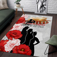 New Zealand ANZAC Day Area Rug The Unsung Heroes Sisters of War LT05 White - Polynesian Pride