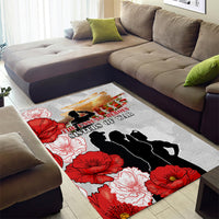 New Zealand ANZAC Day Area Rug The Unsung Heroes Sisters of War LT05 - Polynesian Pride