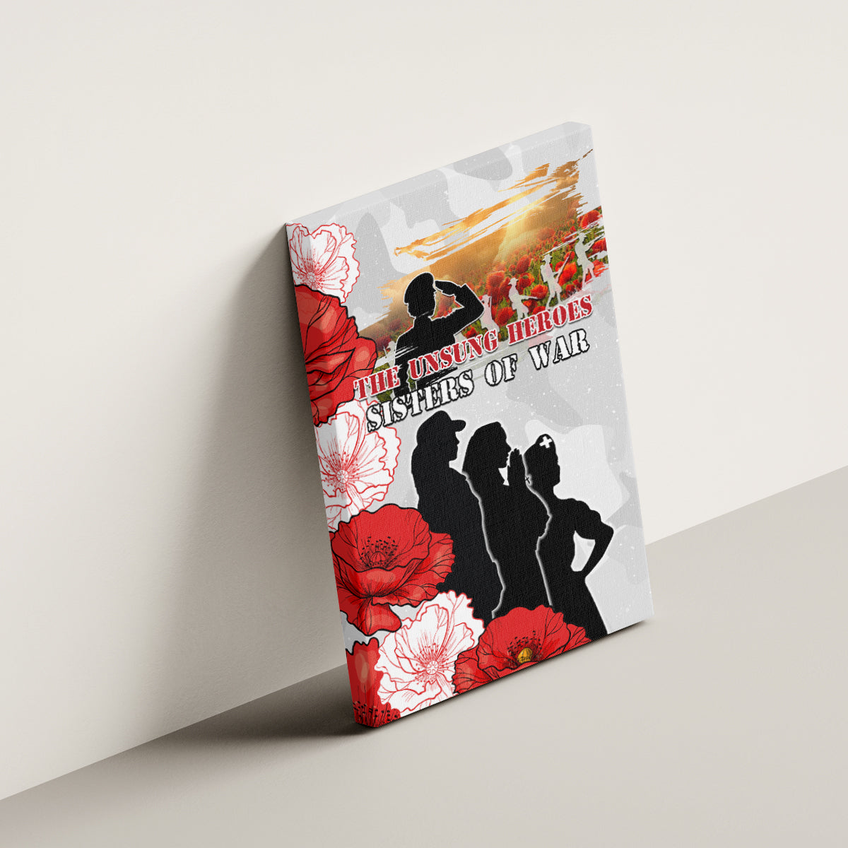 New Zealand ANZAC Day Canvas Wall Art The Unsung Heroes Sisters of War LT05 - Polynesian Pride