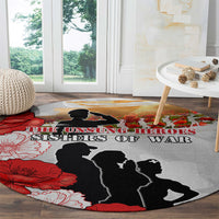 New Zealand ANZAC Day Round Carpet The Unsung Heroes Sisters of War LT05 - Polynesian Pride