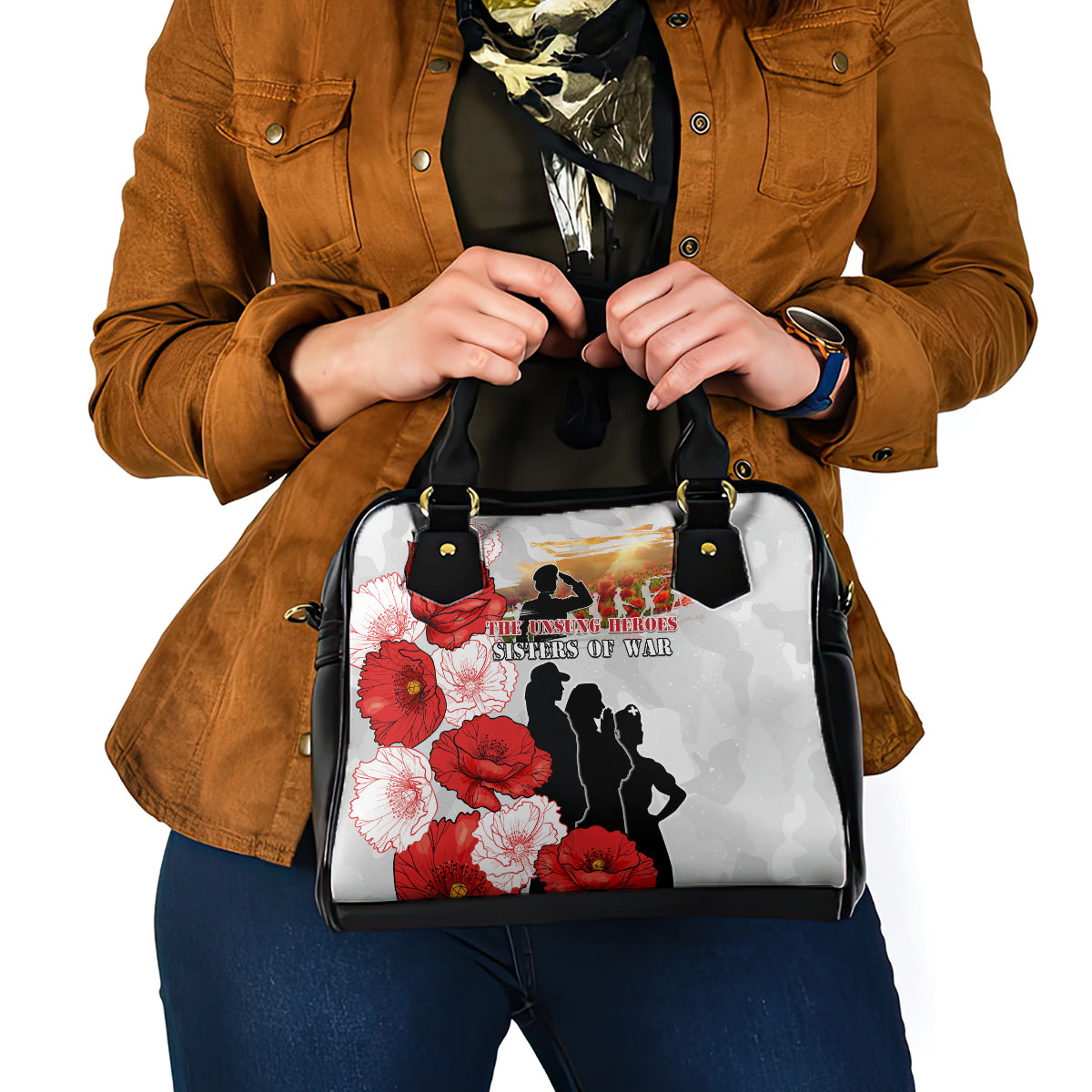New Zealand ANZAC Day Shoulder Handbag The Unsung Heroes Sisters of War LT05 - Polynesian Pride