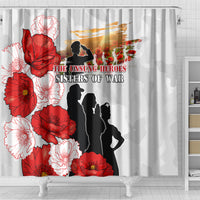 New Zealand ANZAC Day Shower Curtain The Unsung Heroes Sisters of War LT05 - Polynesian Pride