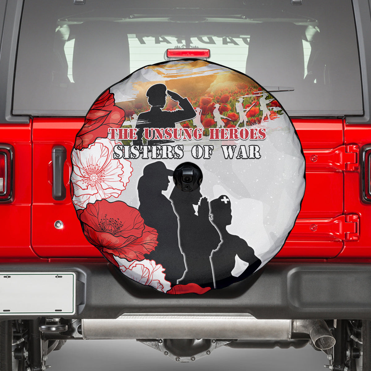 New Zealand ANZAC Day Spare Tire Cover The Unsung Heroes Sisters of War LT05 - Polynesian Pride