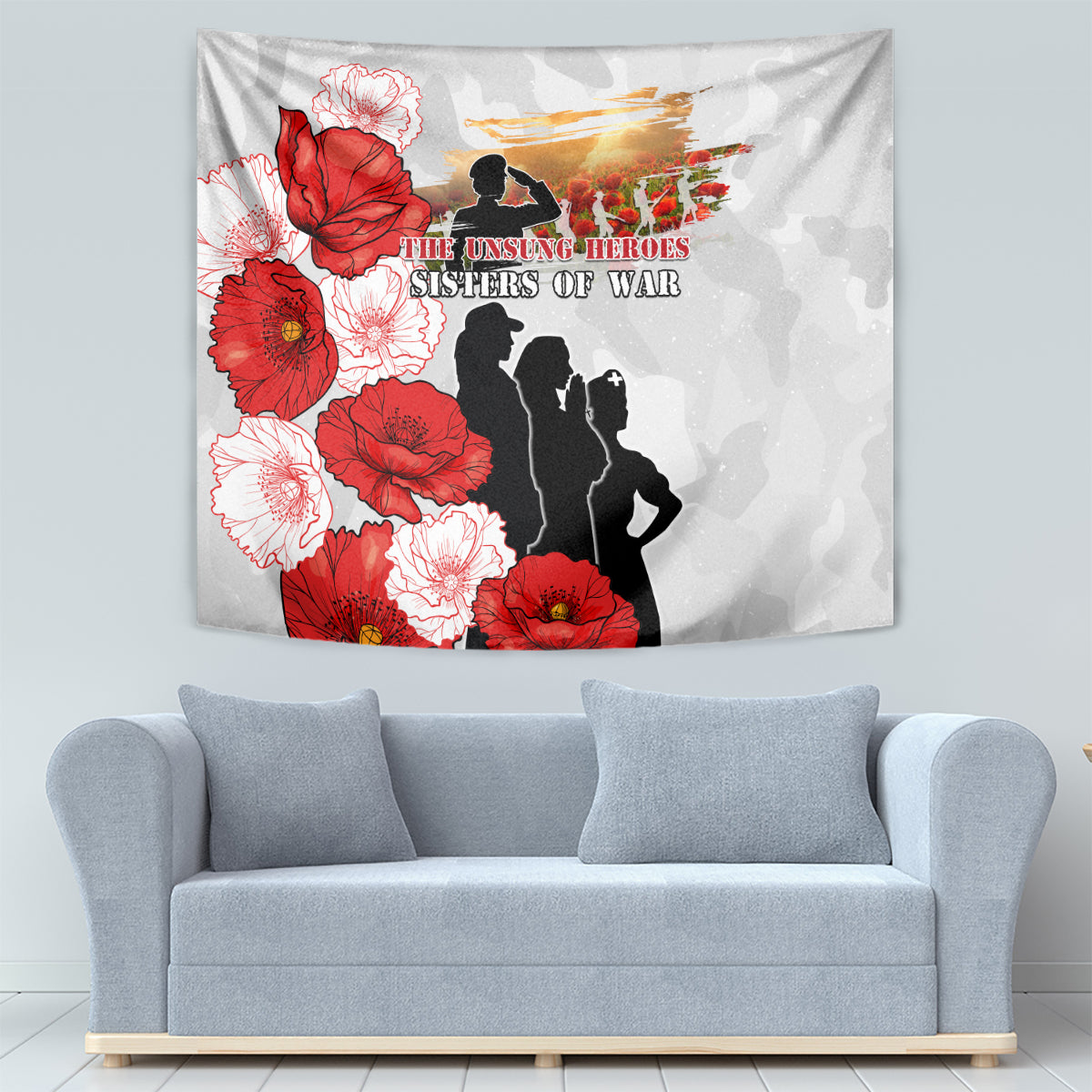 New Zealand ANZAC Day Tapestry The Unsung Heroes Sisters of War LT05 - Polynesian Pride