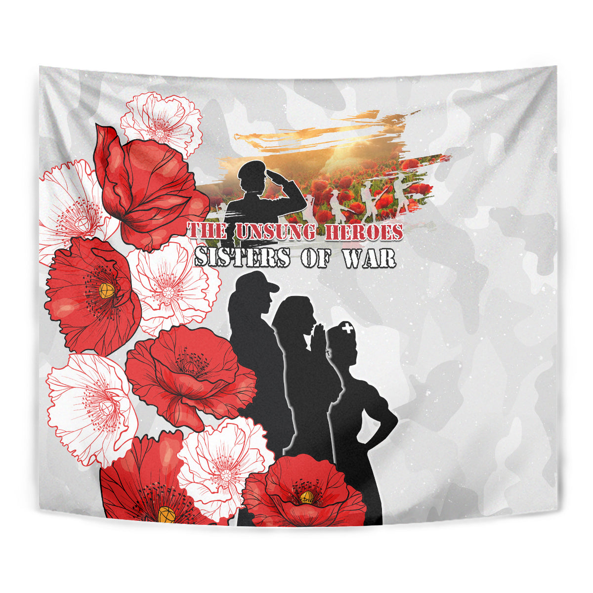 New Zealand ANZAC Day Tapestry The Unsung Heroes Sisters of War LT05 - Polynesian Pride