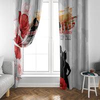 New Zealand ANZAC Day Window Curtain The Unsung Heroes Sisters of War LT05 - Polynesian Pride